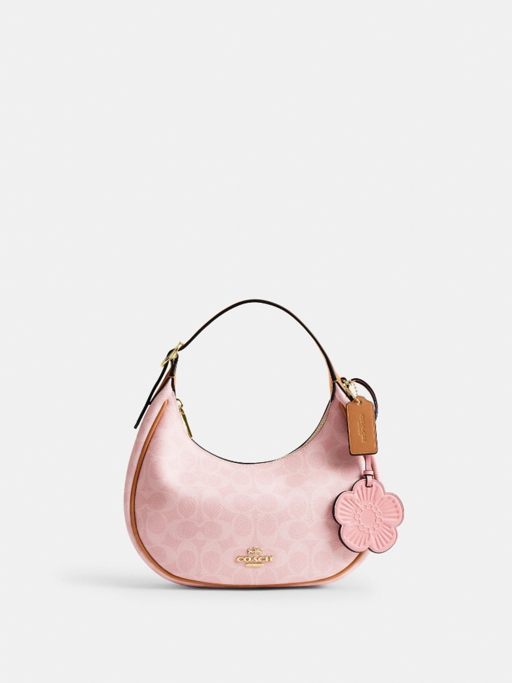 🎀 Coach Emily Shoulder Bag Signature Canvas Powder Pink NWT Sold Out